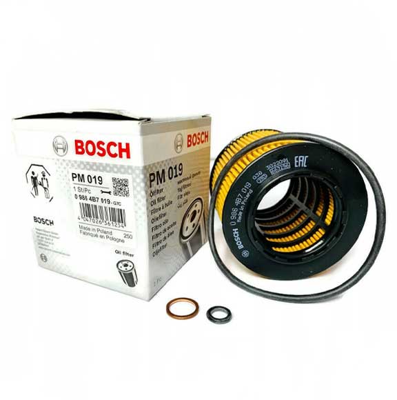 Bosch Oil Filter Element 09864B7019 - BMW