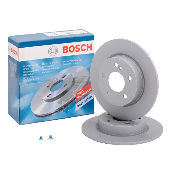 BOSCH Rear Brake Disc Set - Mercedes-Benz W176 , W246