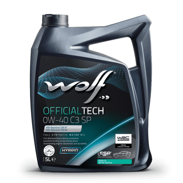 Wolf OfficialTech 0W40 C3 SP - 5L