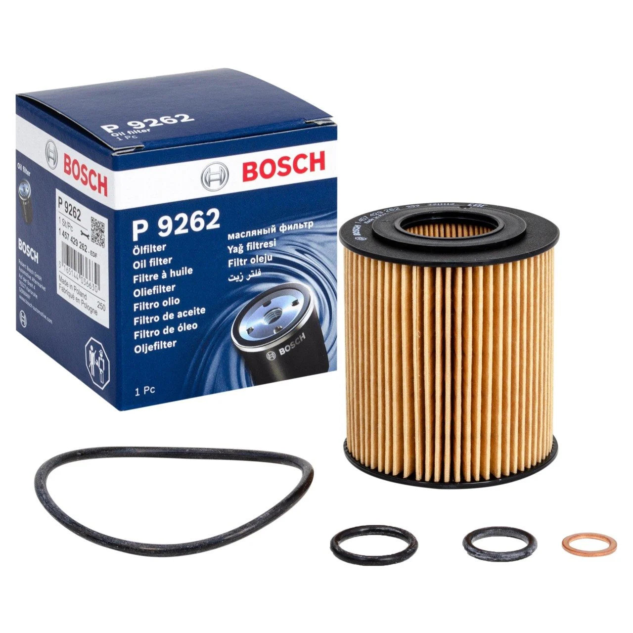 Bosch Oil Filter Element 09864B7018 - BMW