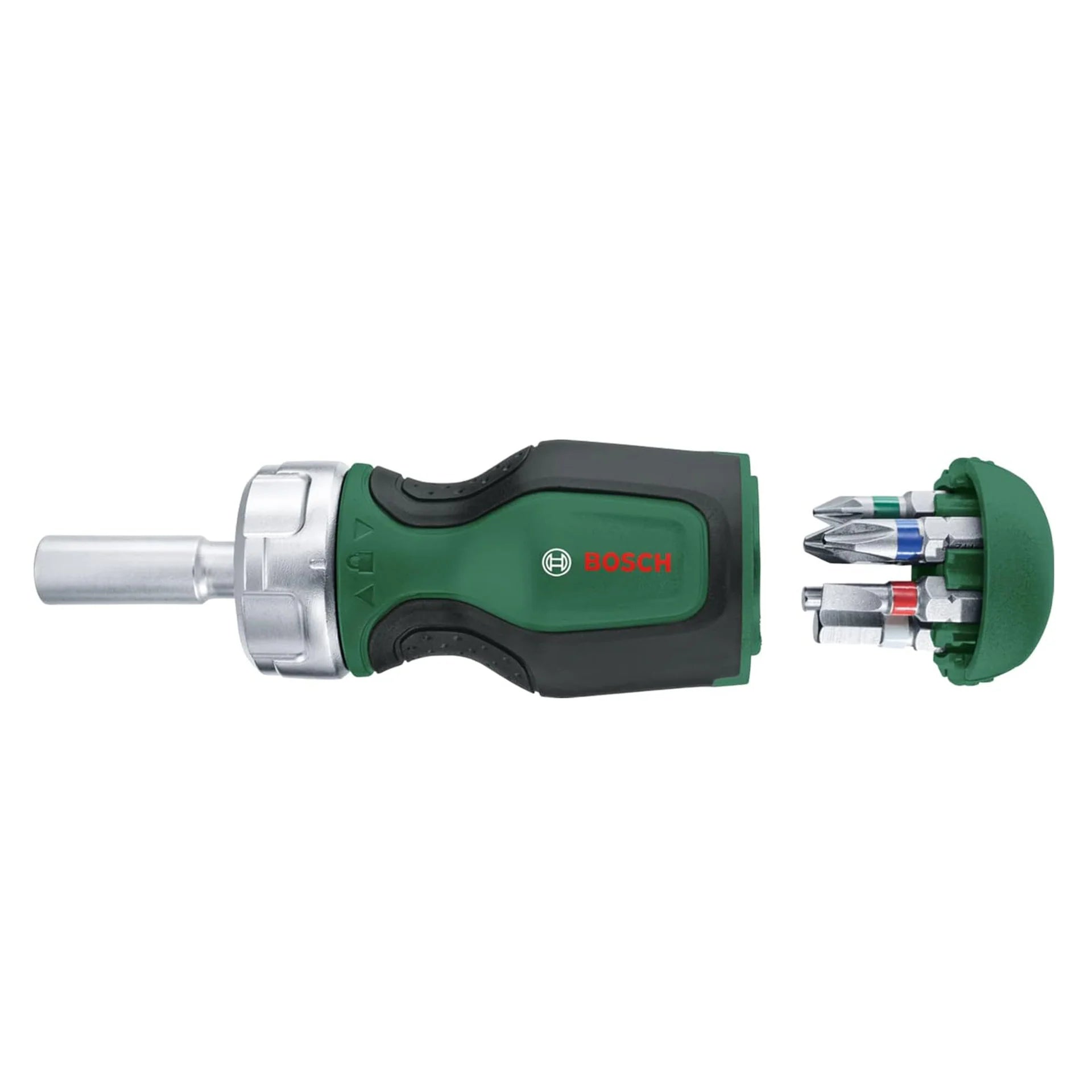 Bosch Stubby Bit Ratchet Screwdriver with 6 bits 1600A027PK