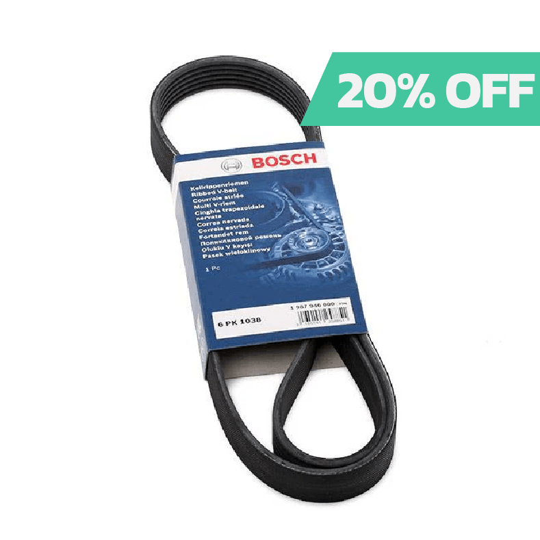 Bosch V-Ribbed Belt 1987946000 - 6PK1038