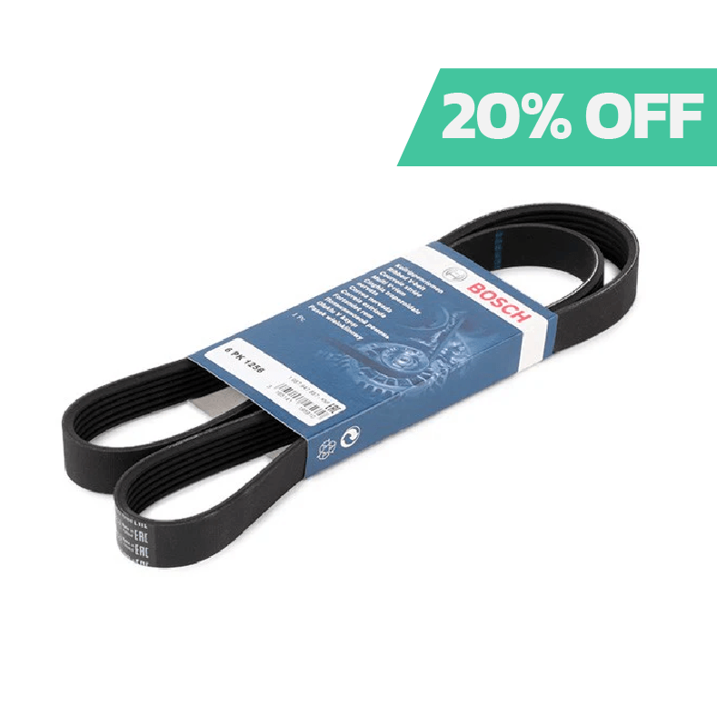 Bosch V-Ribbed Belt 1987947887 - 6PK1256