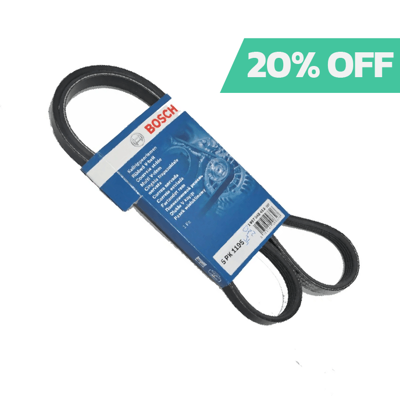 Bosch V-Ribbed Belt 1987948413 - 5PK1195