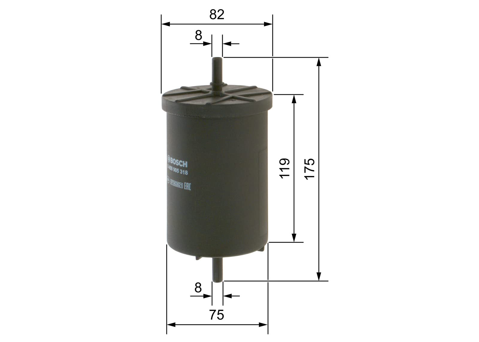 Bosch Fuel Filter 0450905318 - Skoda