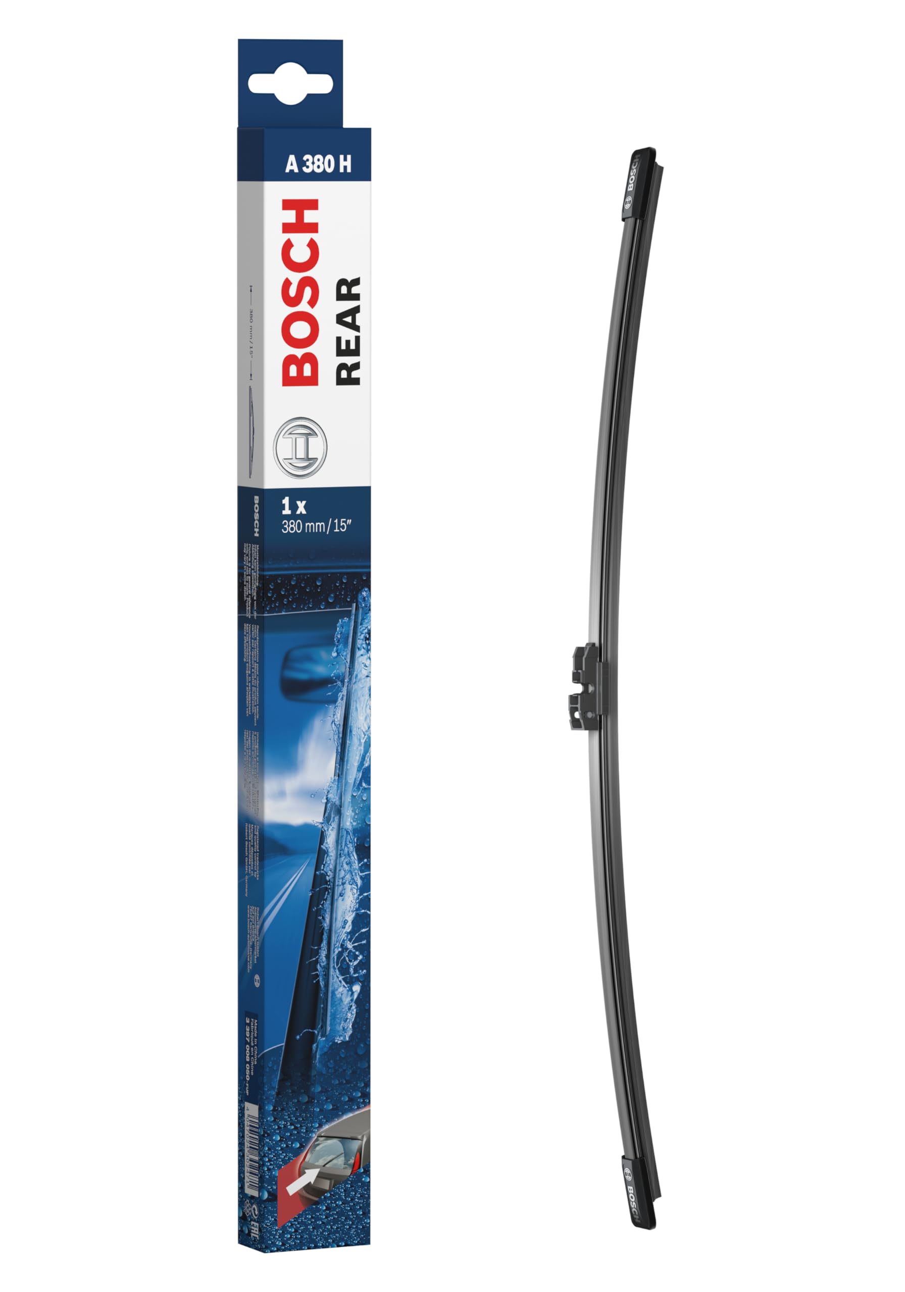Bosch Rear Wiper Blade 3397008050 - 15 in - A380H