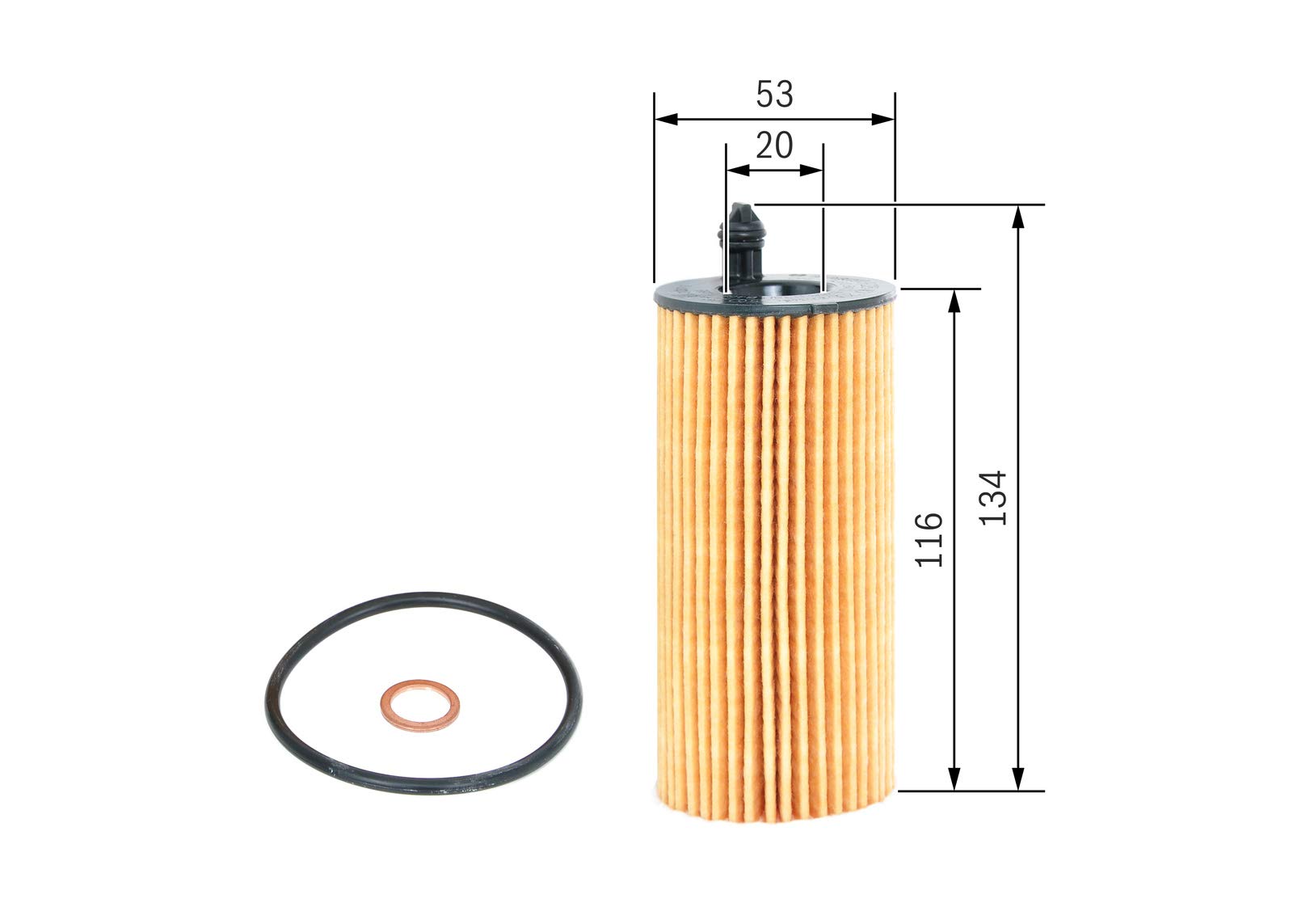 Bosch Oil Filter Element F026407205 - BMW