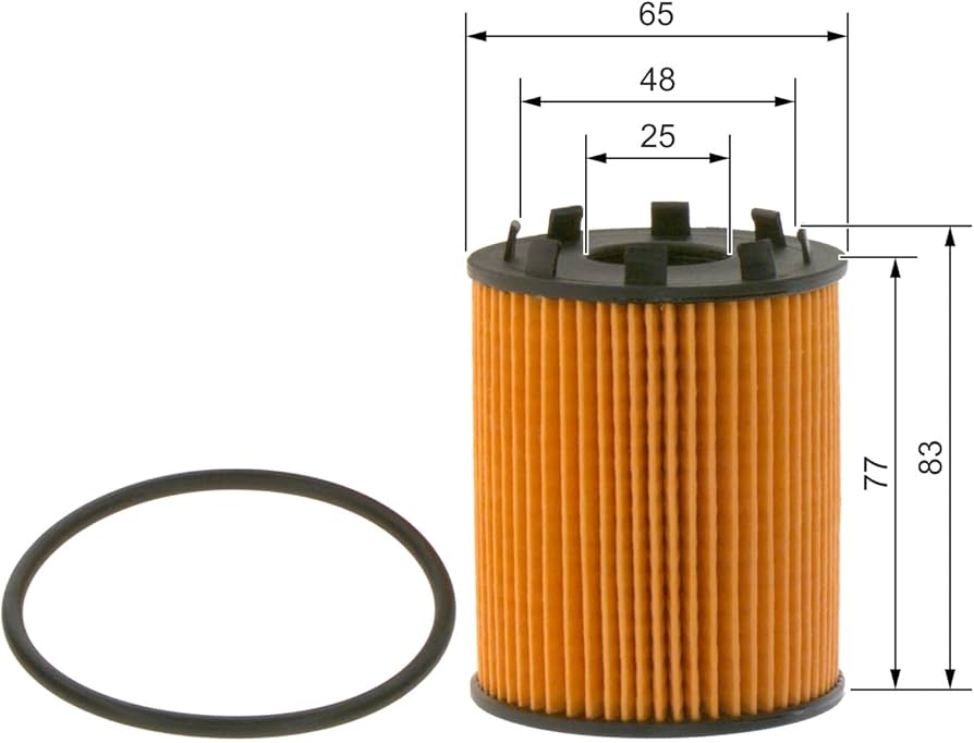 Bosch Oil Filter Element 1457429256 - Fiat