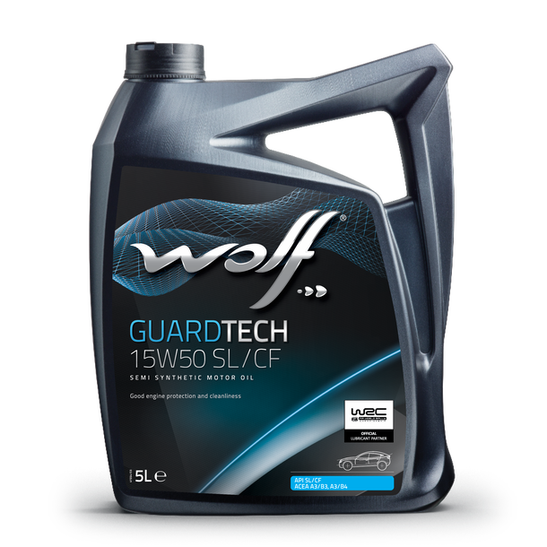 WOLF GUARDTECH 15W50 SL/CF - 5L