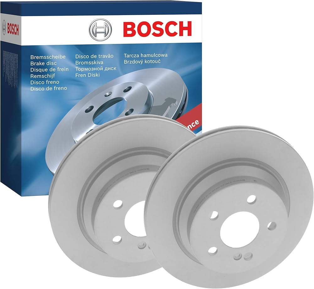 BOSCH Rear Brake Disc Set - Mercedes-Benz W211 , W212 , X204