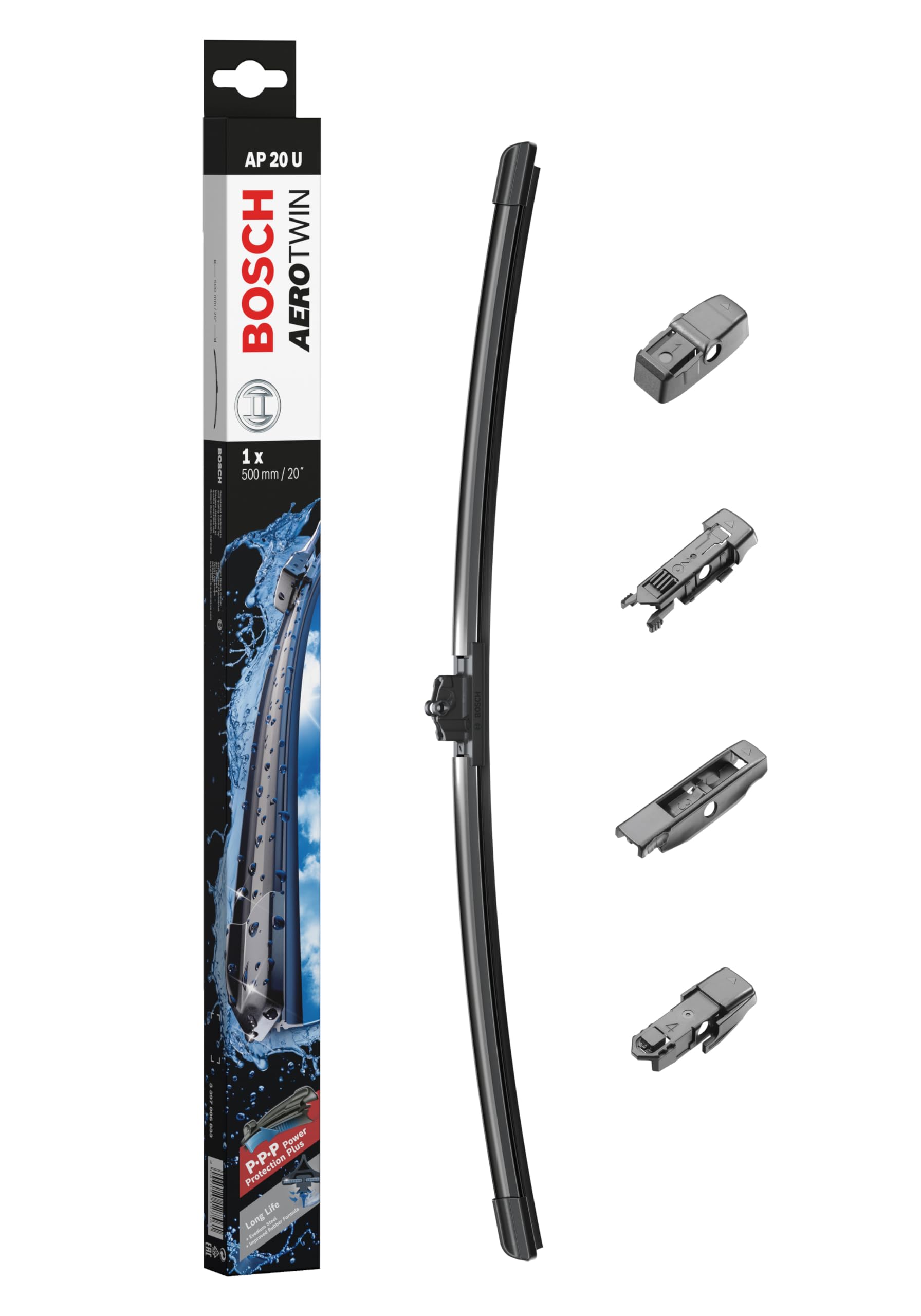 Bosch Front Wiper Blade 3397006833 - 20 in - AP20U
