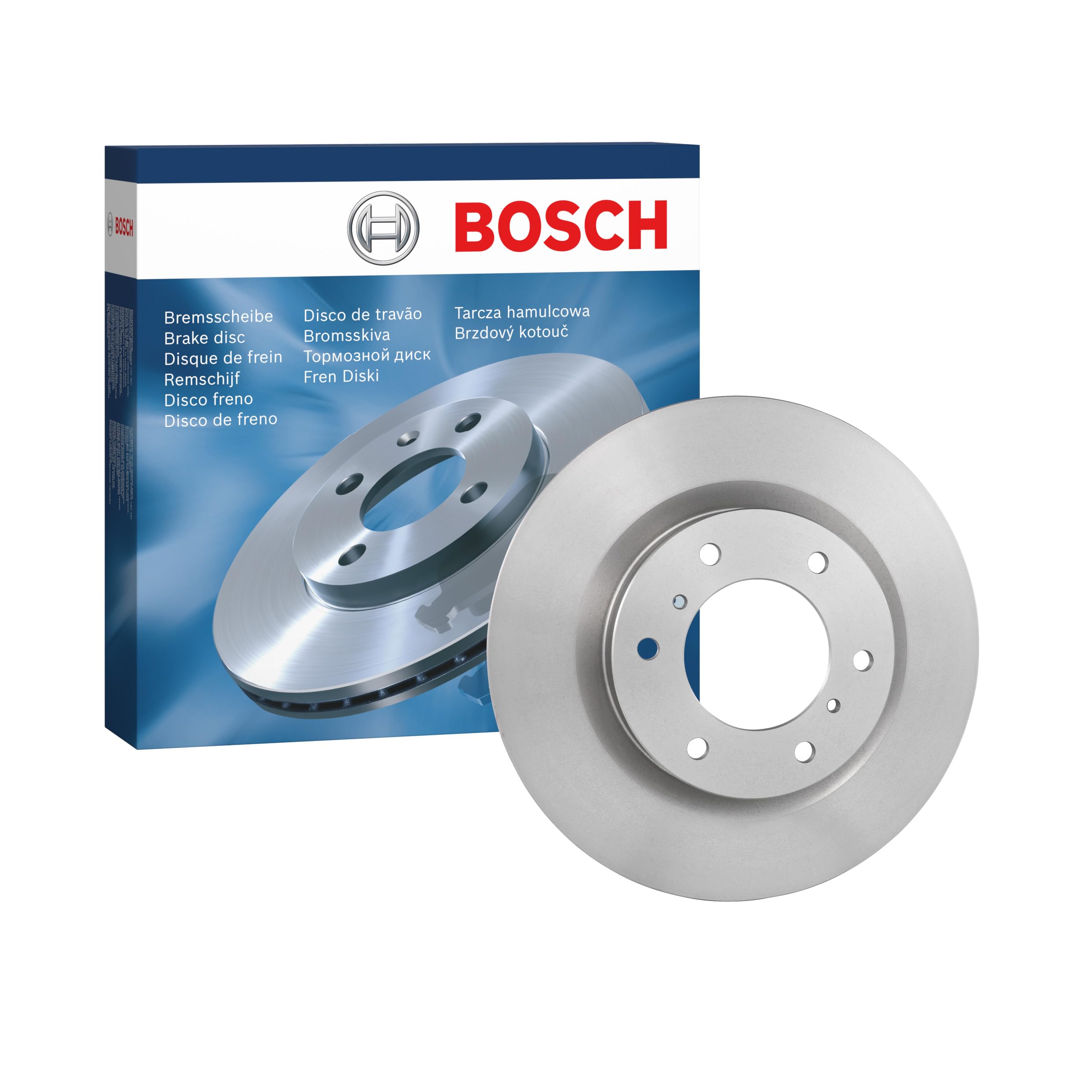 BOSCH Front Brake Disc Set - Mitsubishi Pajero Rim 18