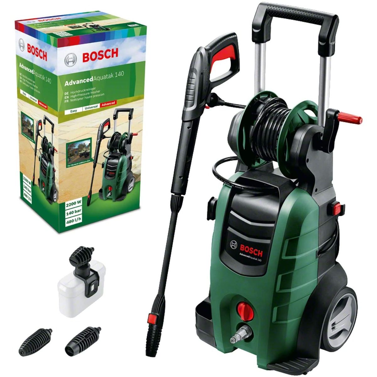 Bosch High-pressure Washer
AdvancedAquatak 140 - 06008A7D00