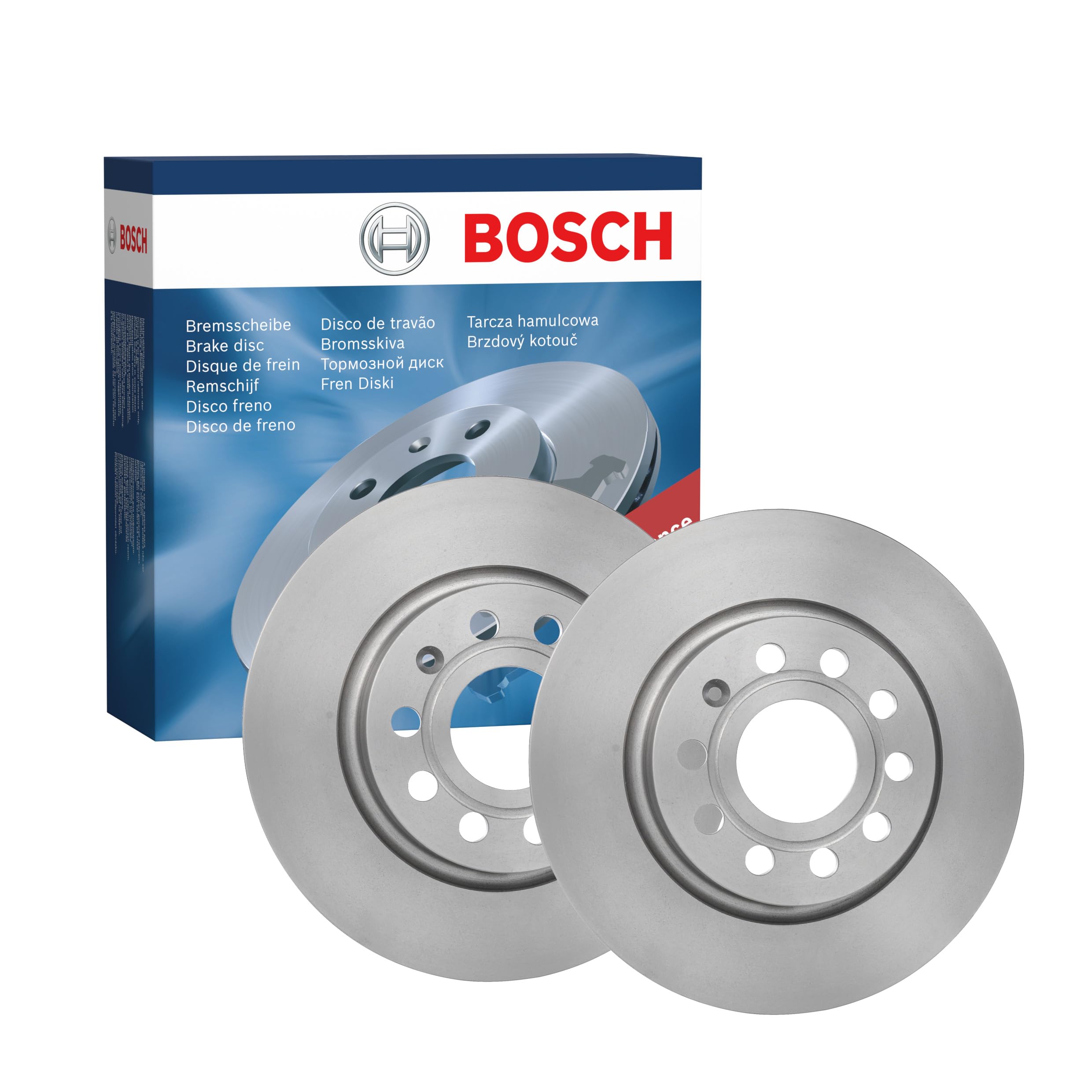 BOSCH Front Brake Disc Set - Octavia A5