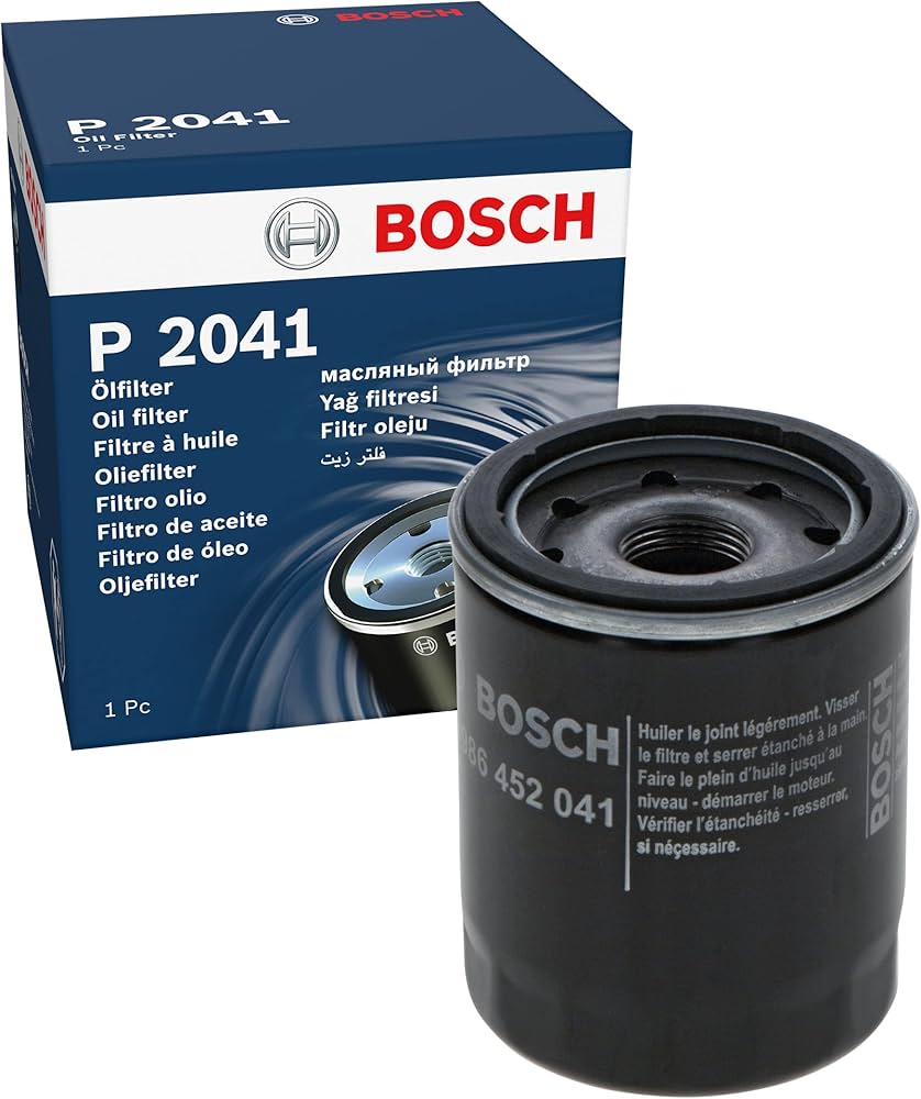 Bosch Oil Filter 0986452041 - Mitsubishi - Fiat
