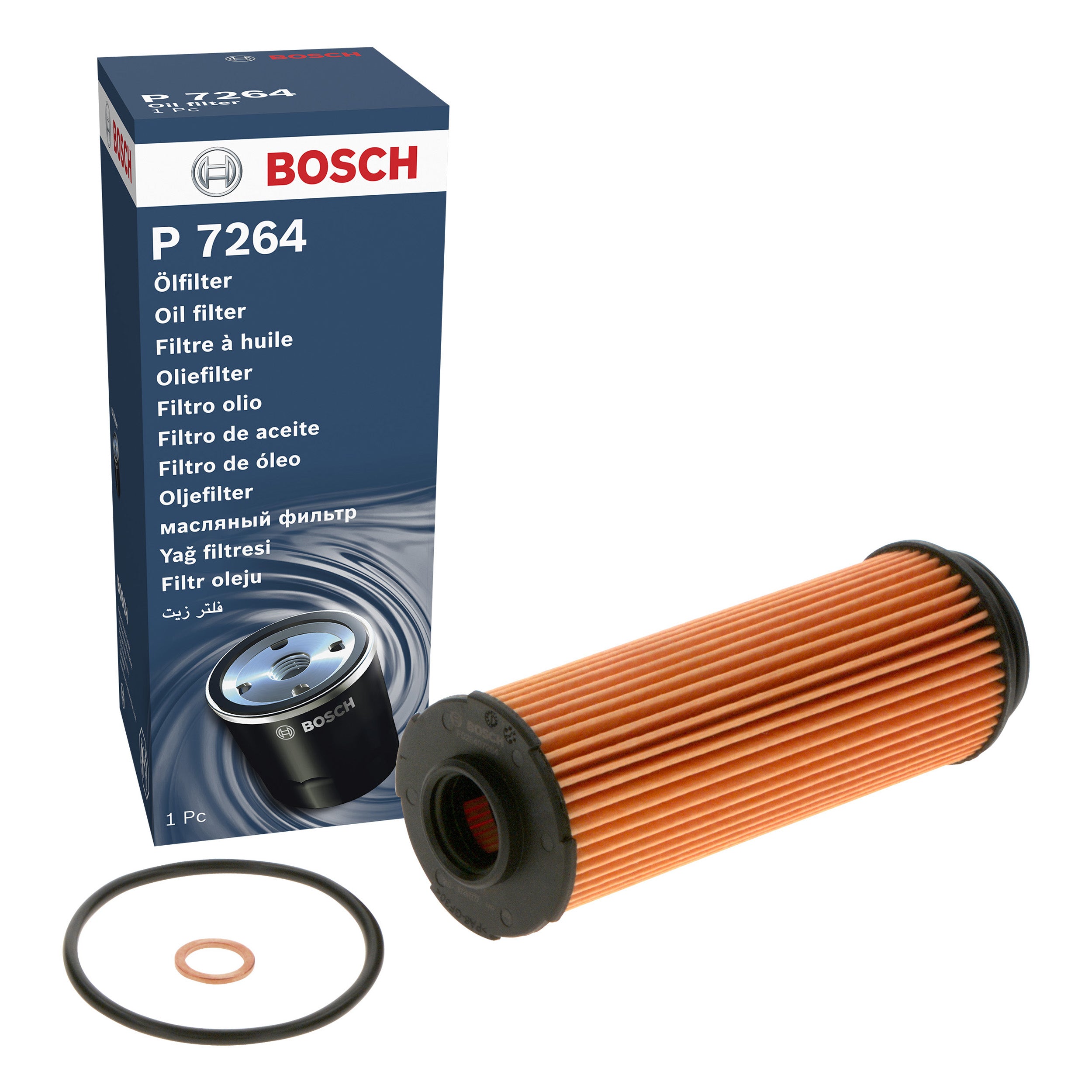 فلتر زيت حشو بوش F026407264 - بي إم دبليو X3, X5, F30