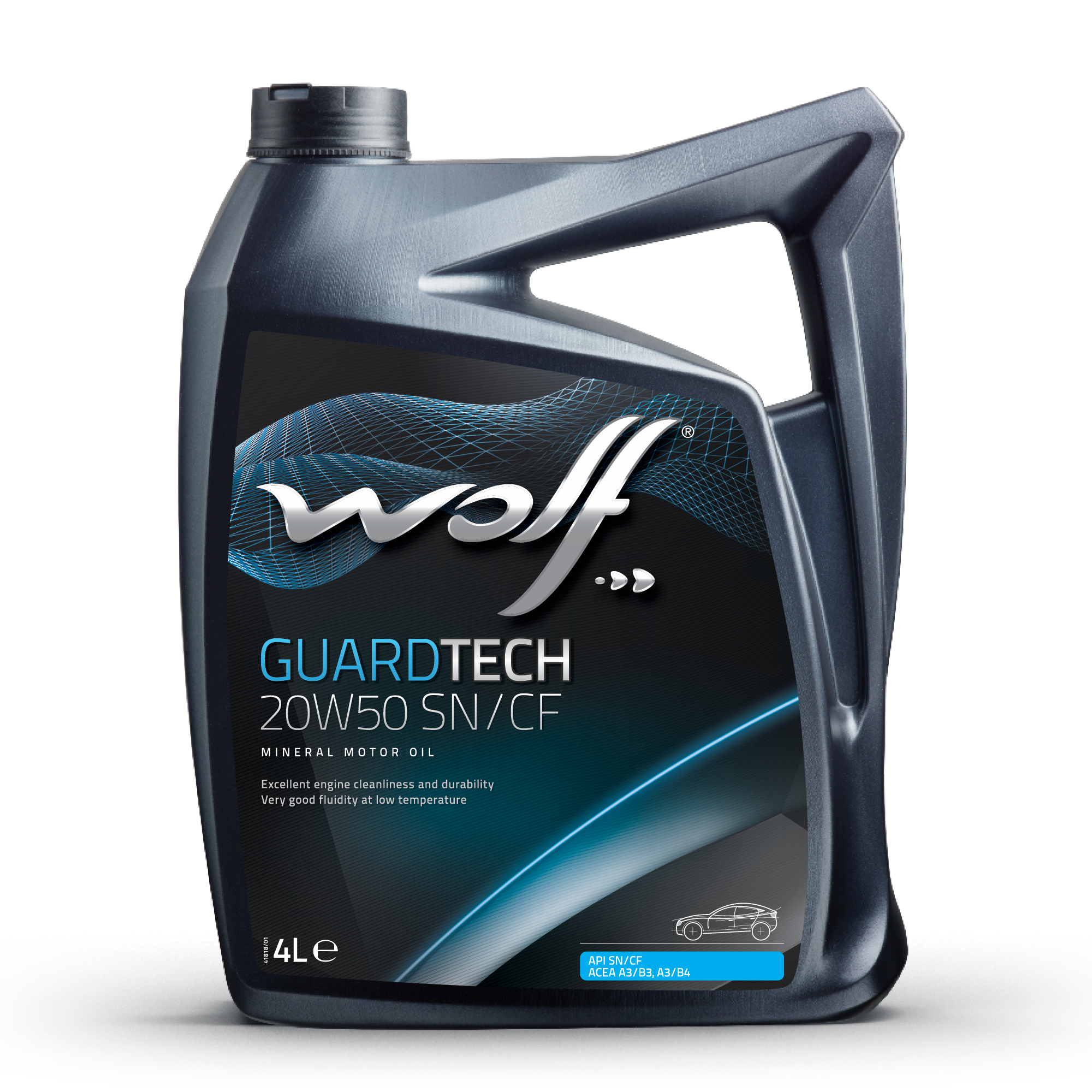 Wolf GuardTech 20W50 SN/CF - 4L