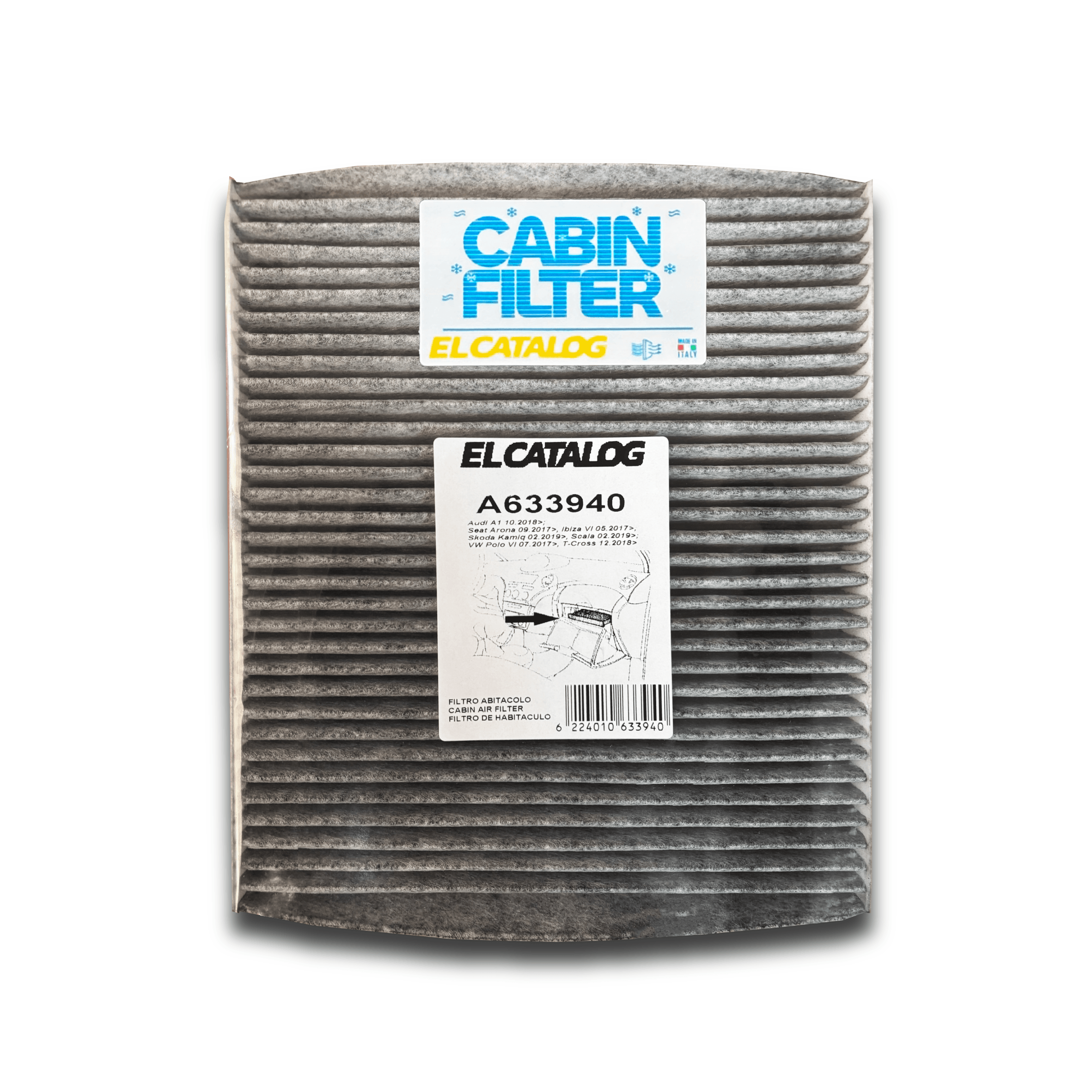 فلتر تكيف كربون الكتالوج A633940 - Ibiza 5