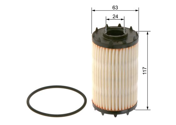 Bosch Oil Filter Element F026407274 - Audi