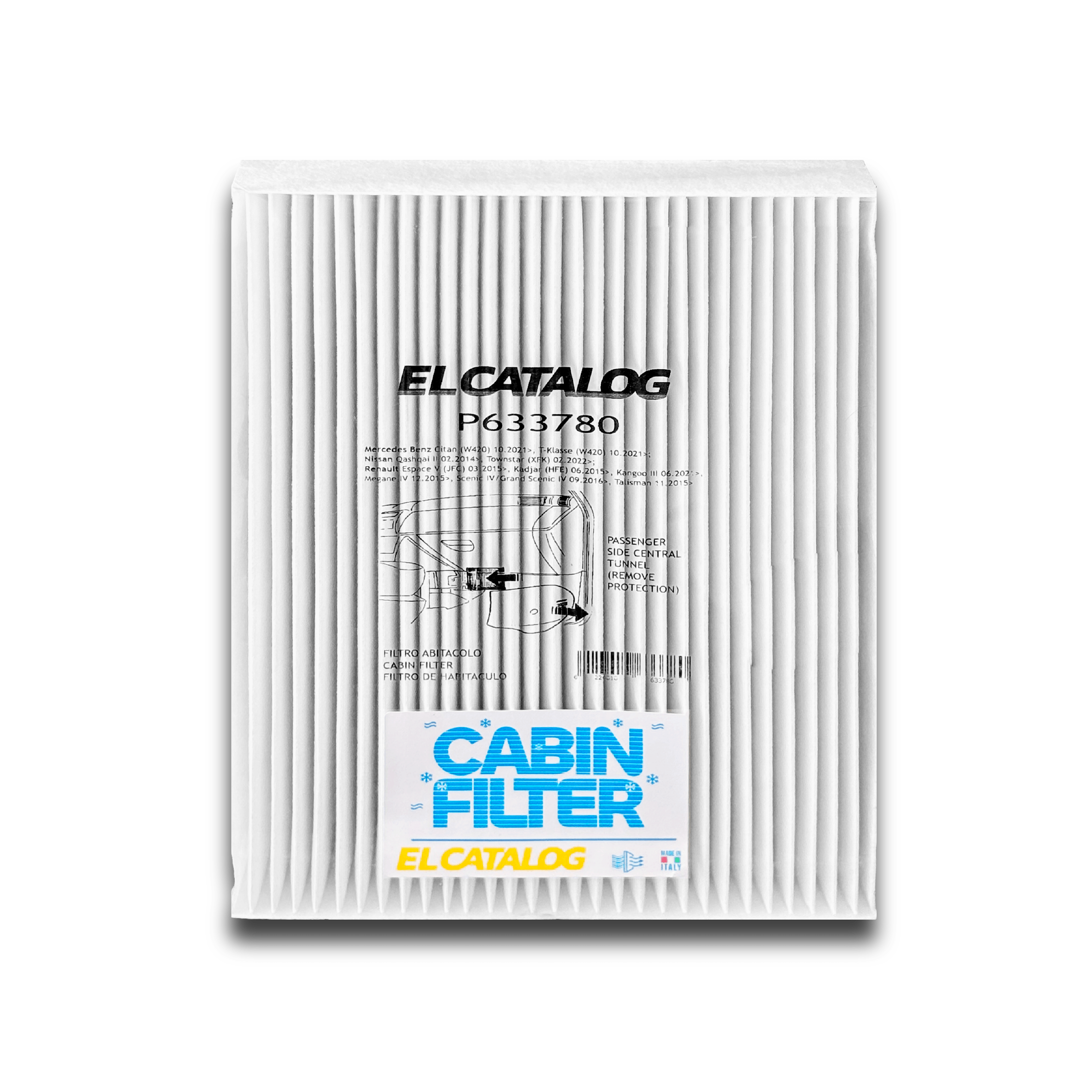 فلتر تكيف الكتالوج P633780- Qashqai - Kadjar - Megan 4