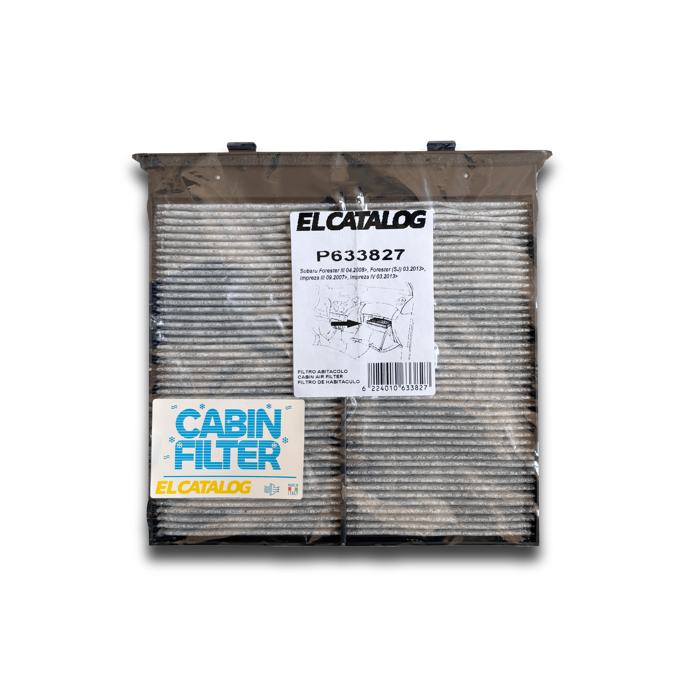 فلتر تكيف الكتالوج P633827 - Impreza G12 - Impreza G13 - XV 1 G33