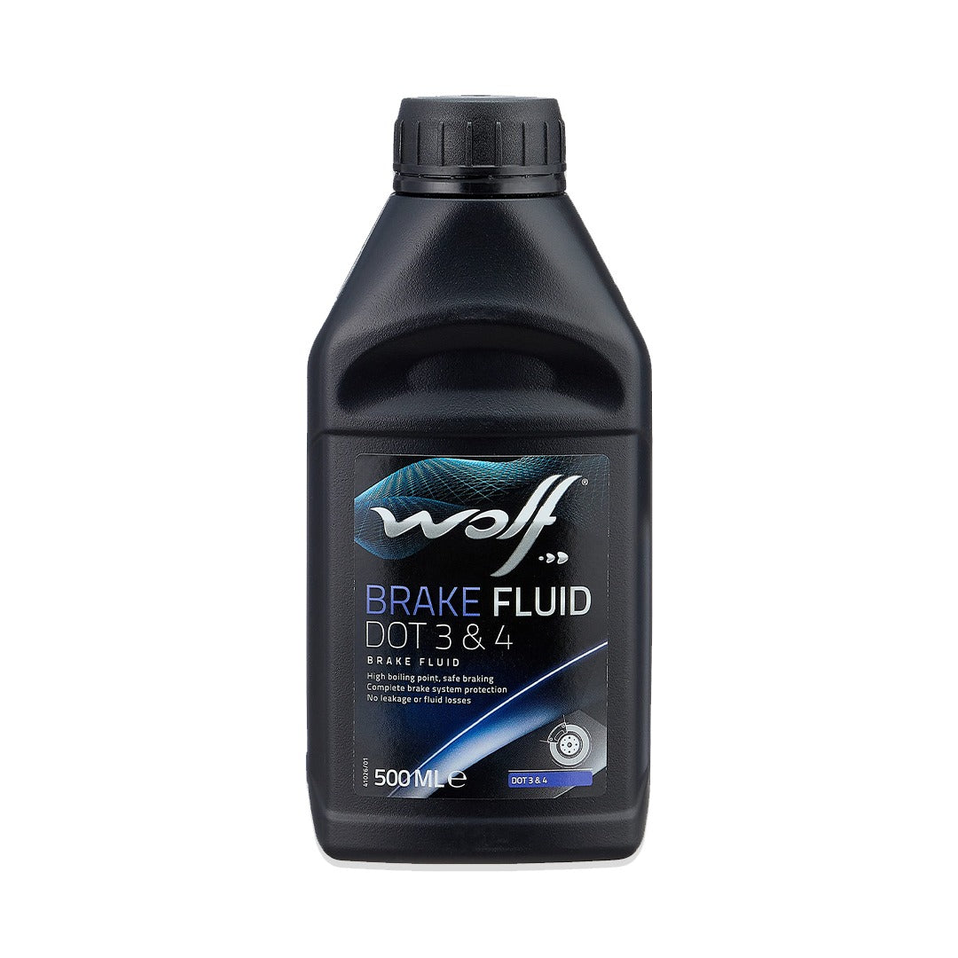 Wolf Brake Fluid DOT 3&4 - 0.5L
