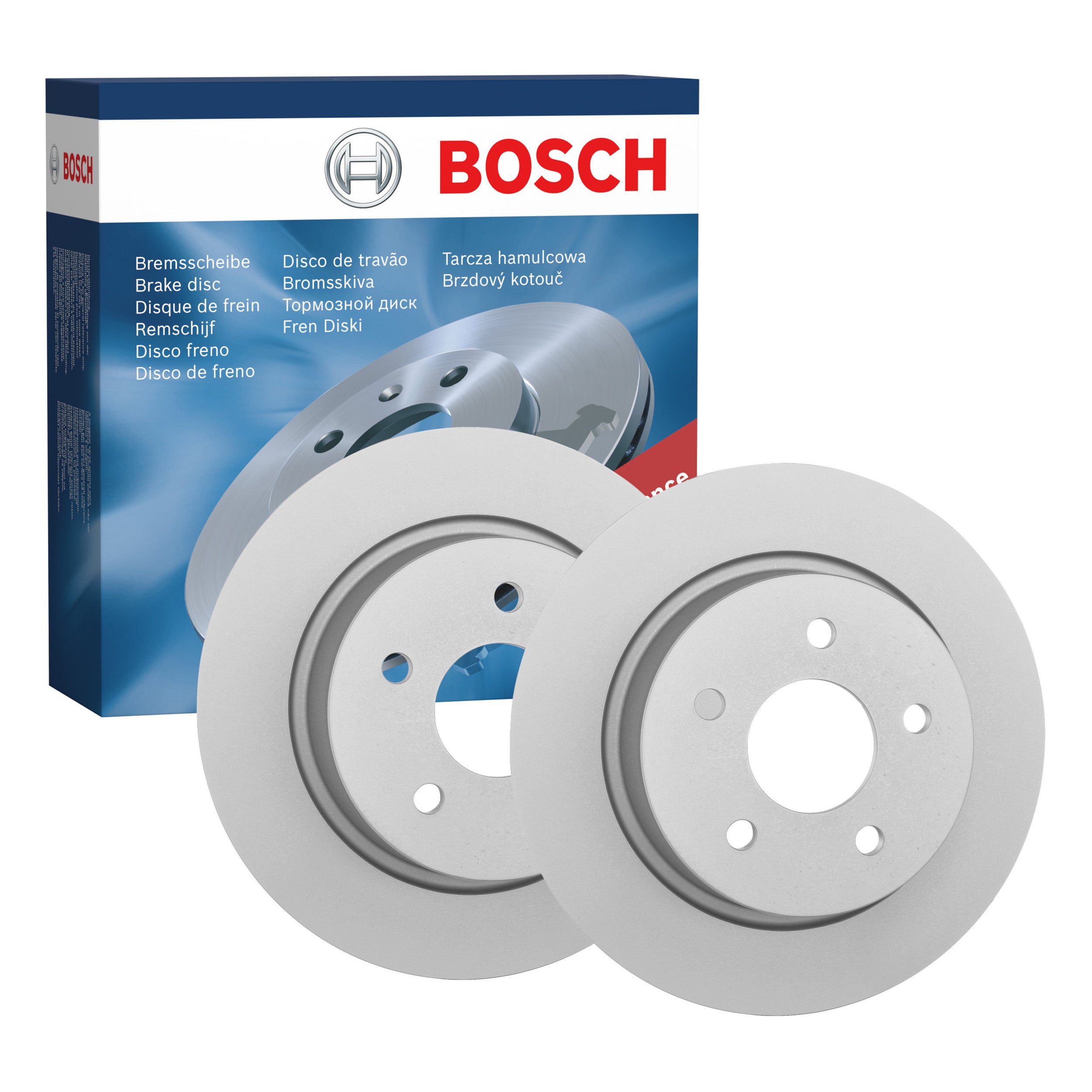 BOSCH Rear Brake Disc Set Ford Kuga 1.5