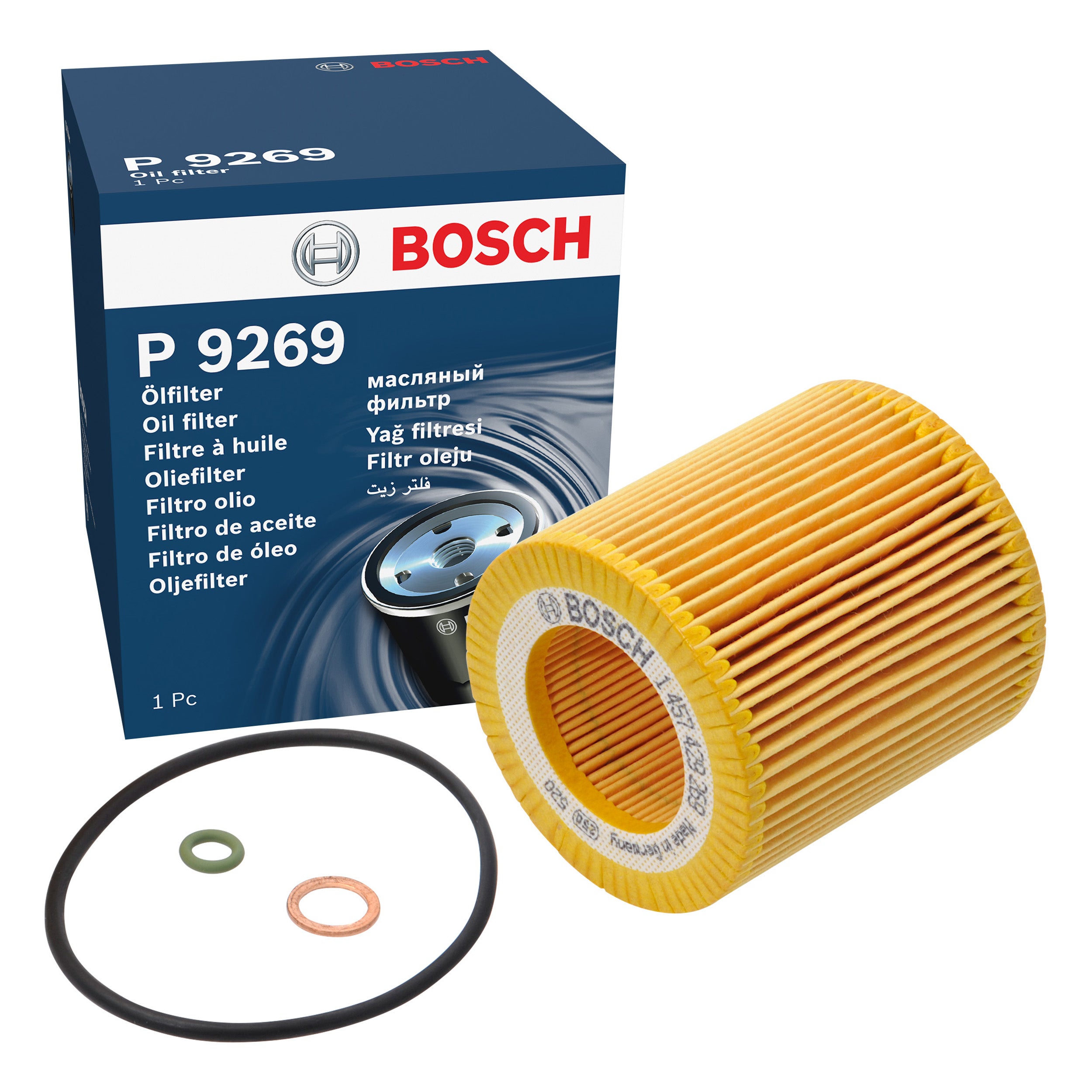 Bosch Oil Filter Element 1457429269 - BMW
