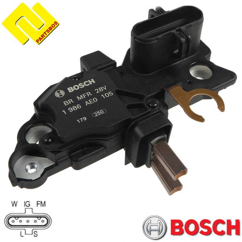 Bosch Alternator Regulator 1986AE0105