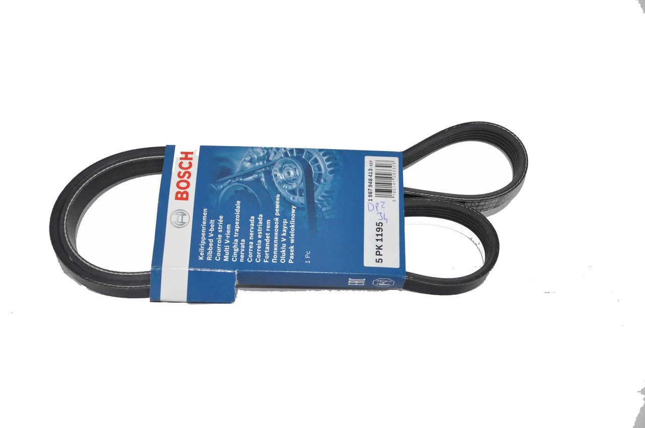 Bosch V-Ribbed Belt 1987948413 - 5PK1195