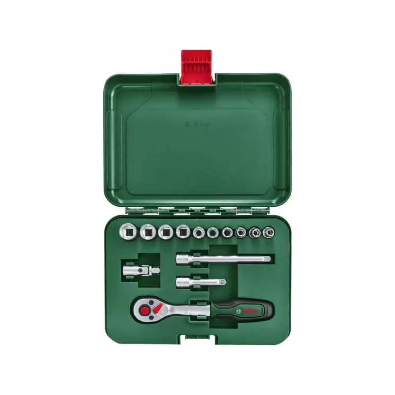 Bosch ¼†Ratchet Set 14-Piece 1600A02BY0