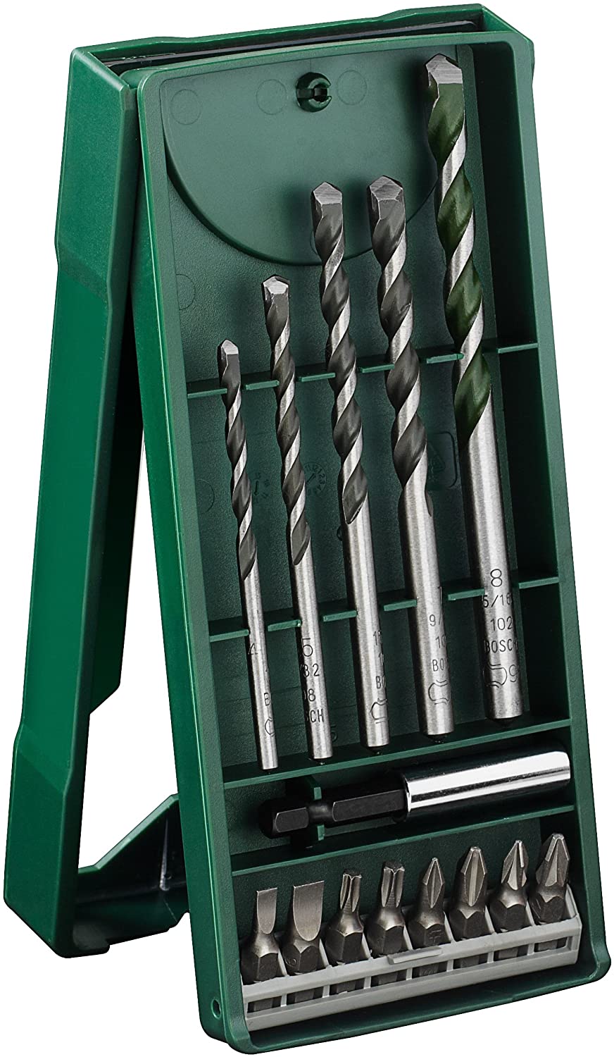 Bosch Pcs Multi-Material drill bits + Screw drivers - 2607017161