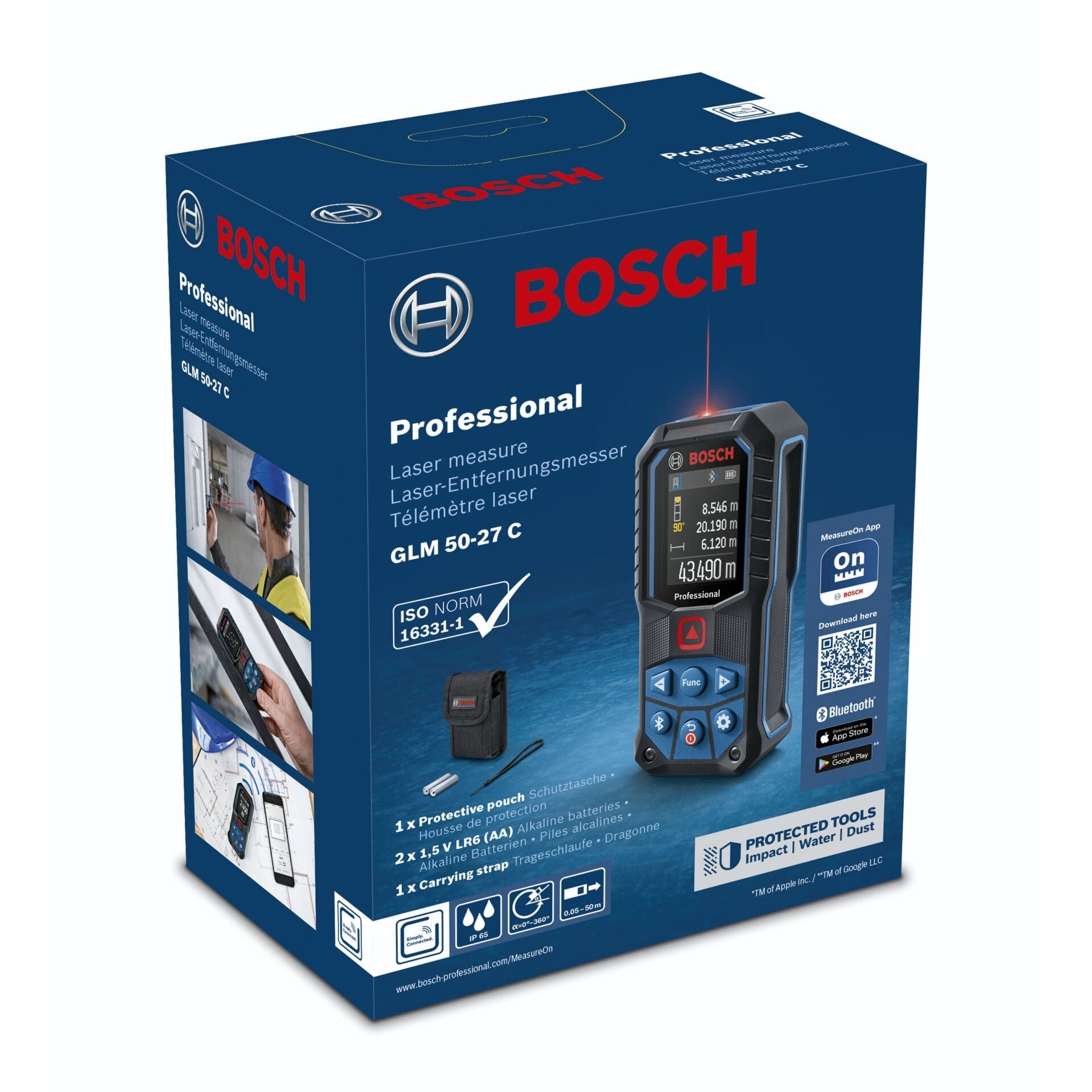BOSCH Laser Measure GLM 50-27 C Professional - 0601072T00