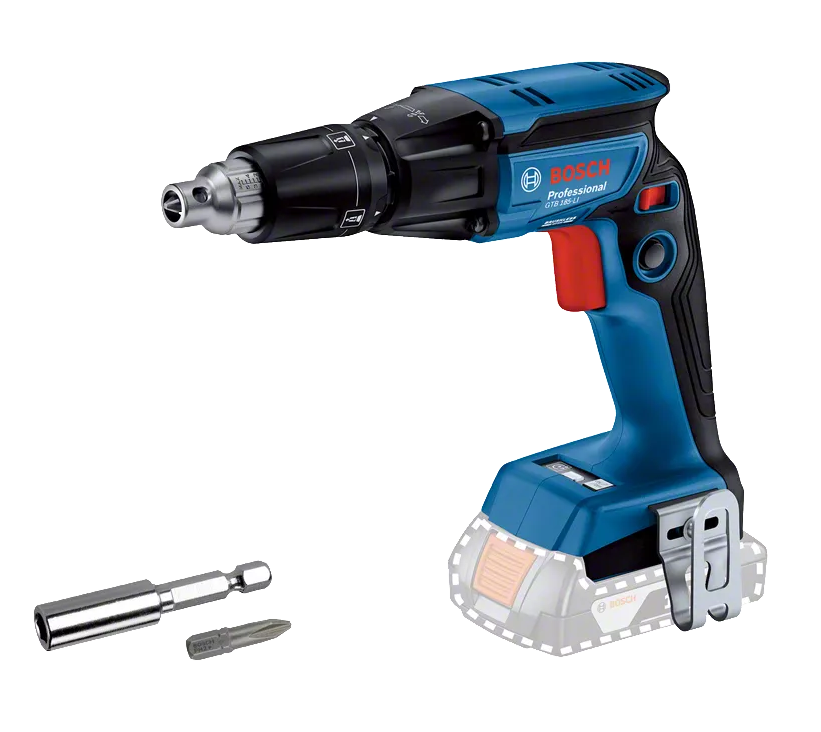 Bosch Cordless Drywall Screwdriver 1/4 inch 18 V + 2 Batteries GTB185-LI - 06019K7020