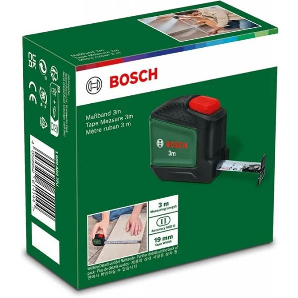 BOSCH Tape Measure 3m - 1600A027PJ
