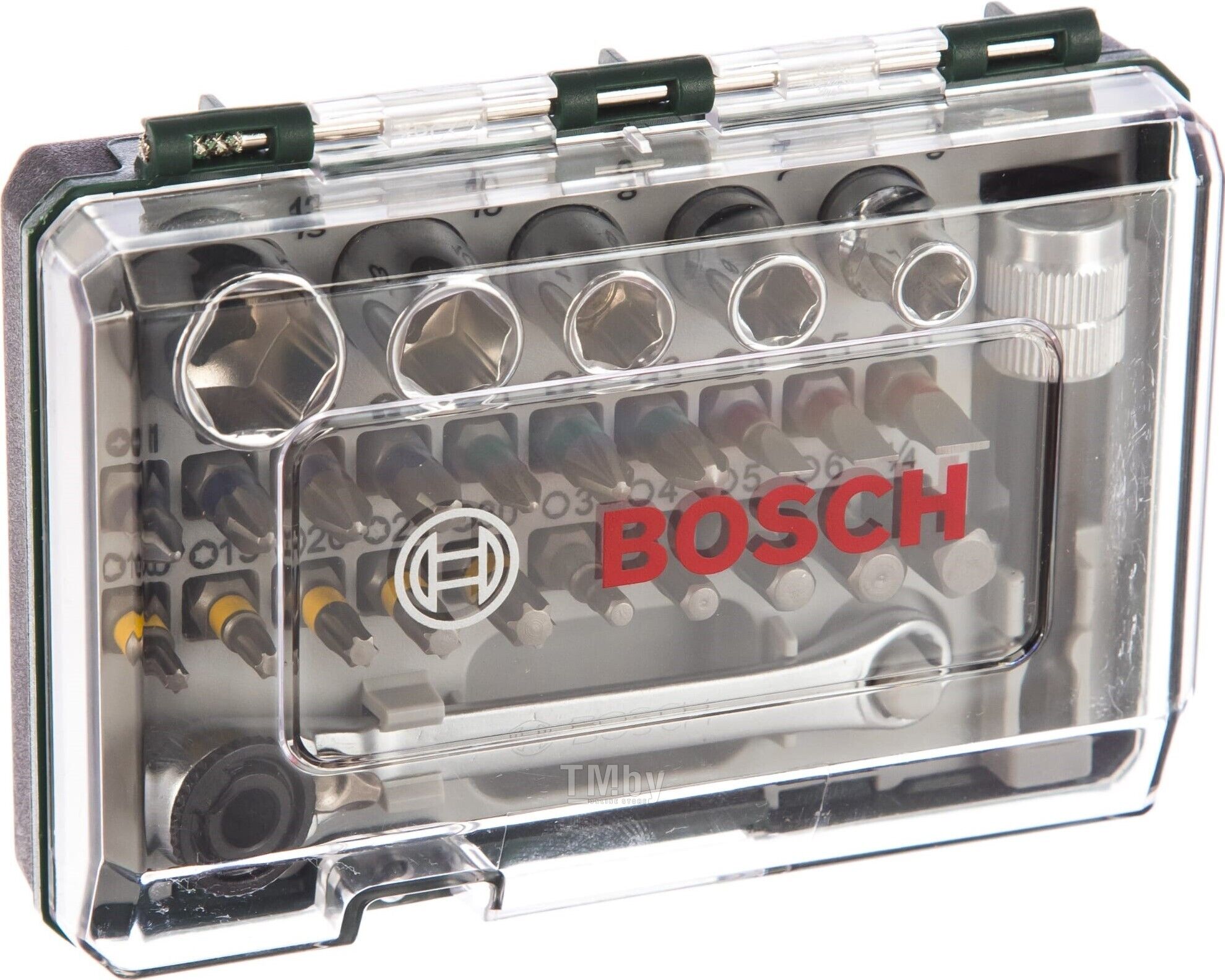 Bosch Screwdriver Bit Set 27 pieces with Ratchet 2607017160