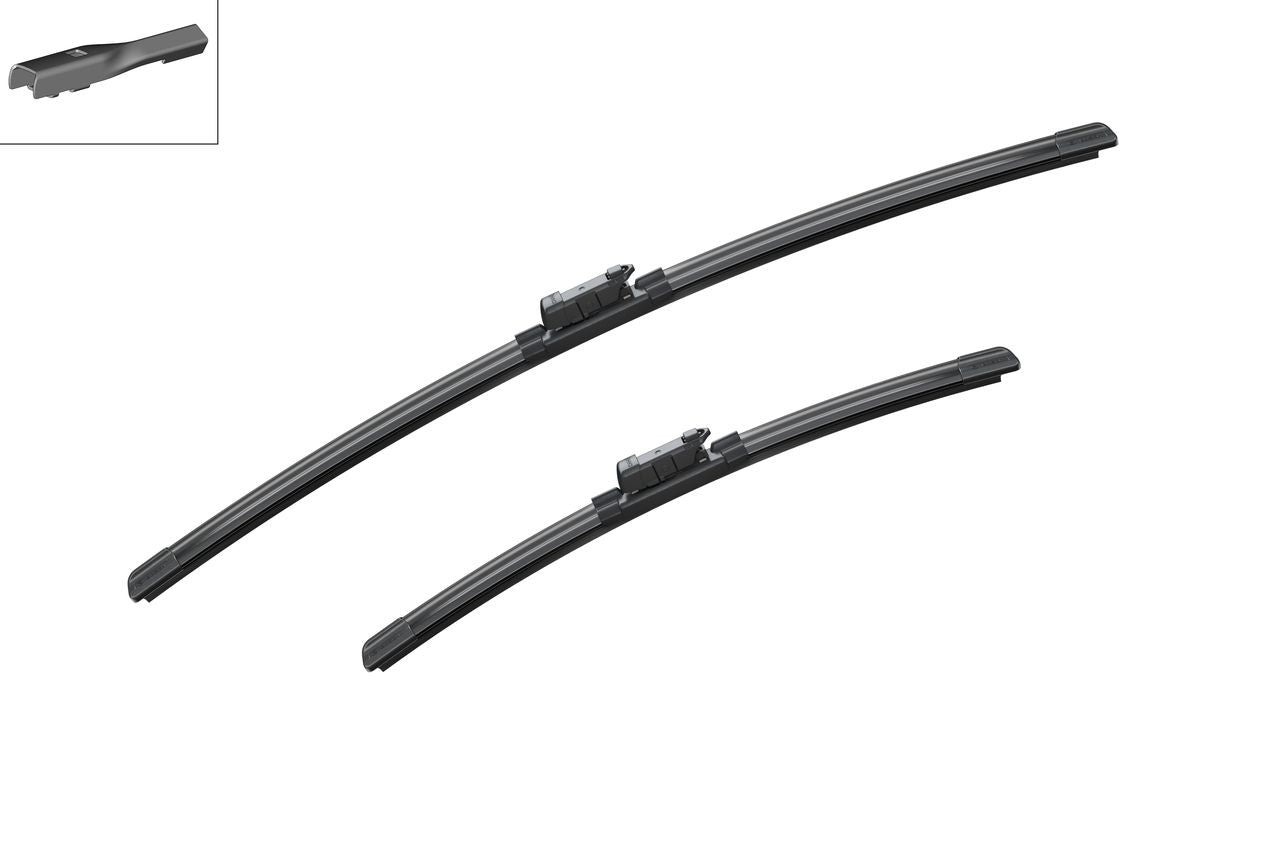 Bosch Set of Front Wiper Blades 3397007555 - Aerotwin - 24 - 16 in - A555S