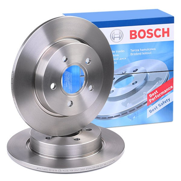 BOSCH Rear Brake Disc Set - Ford Focus EcoBoost