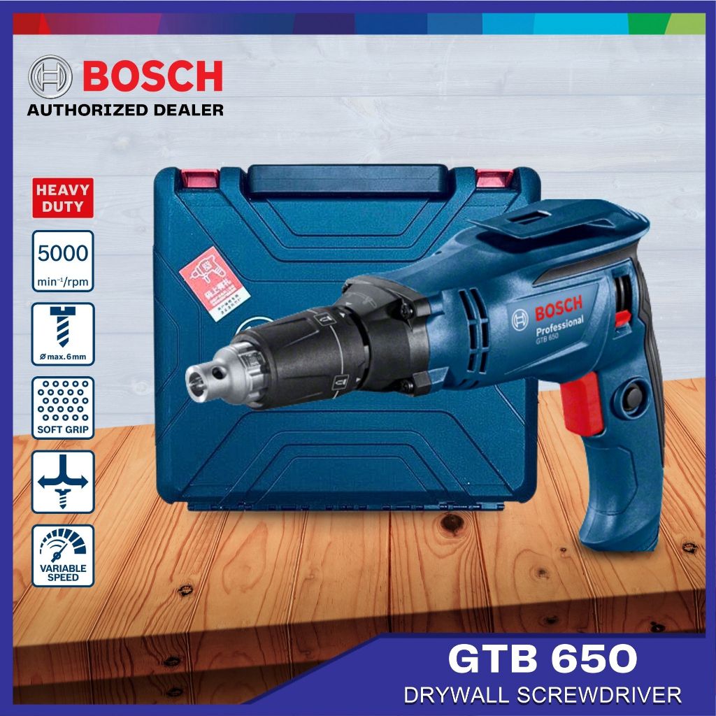 Bosch Drywall Screwdriver 650 W GTB 650 - 06014A20K0