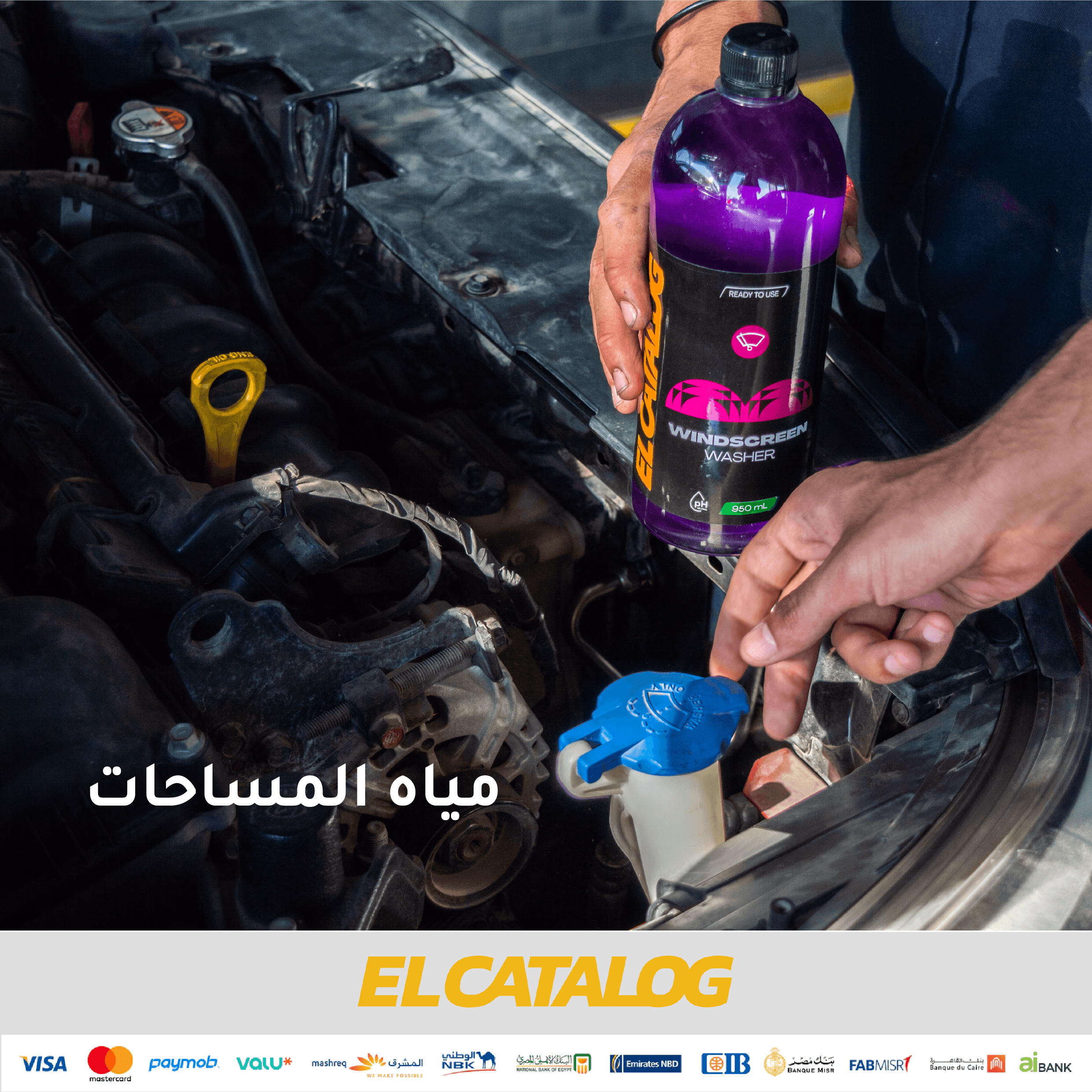 ELCatalog Windscreen Washer - 1L