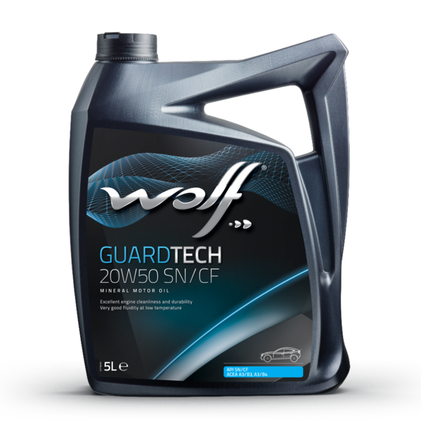 Wolf GuardTech 20W50 SN/CF - 5L