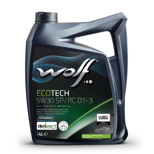 Wolf EcoTech 5W30 SP/RC D1 - 3 - 4L
