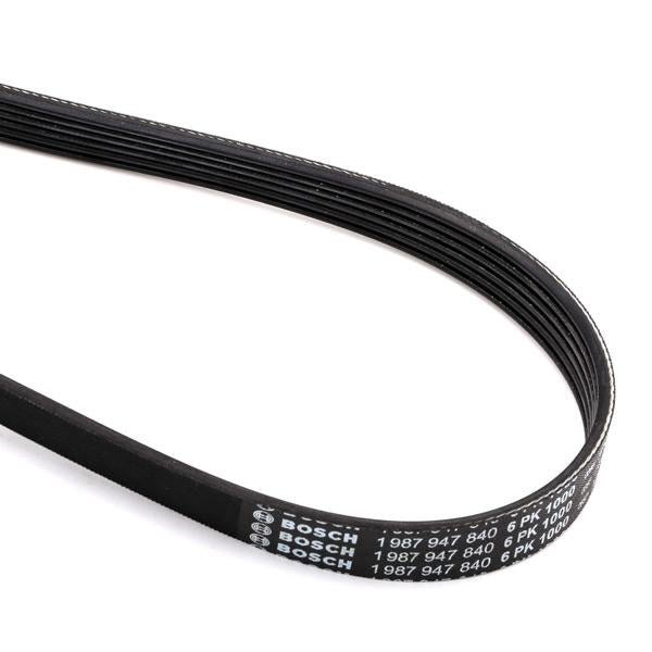Bosch V-Ribbed Belt 1987947840 - 6PK1000