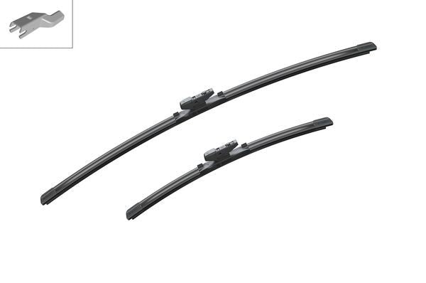 Bosch Set of Front Wiper Blades 3397014156 - 26 - 16 in - A156S
