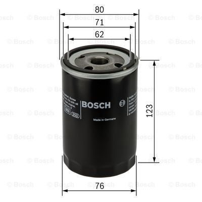 Bosch Oil Filter 0451103314 - VW, Seat, Skoda, Audi