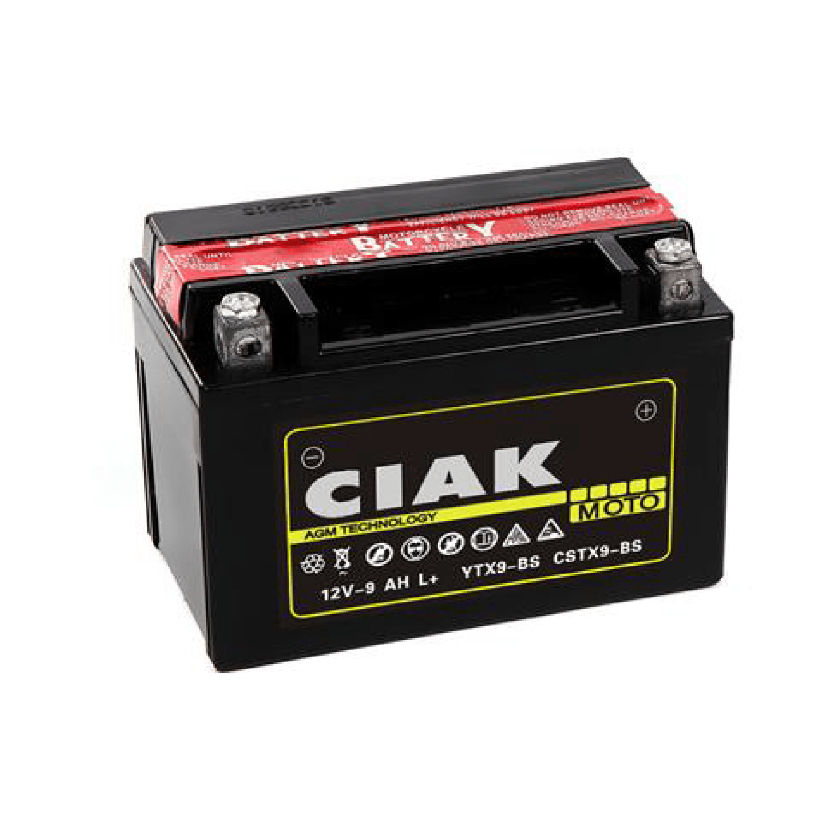 CIAK STARTER AGM MOTO 12V-10 Ah L+ / YTX12-BS / C5