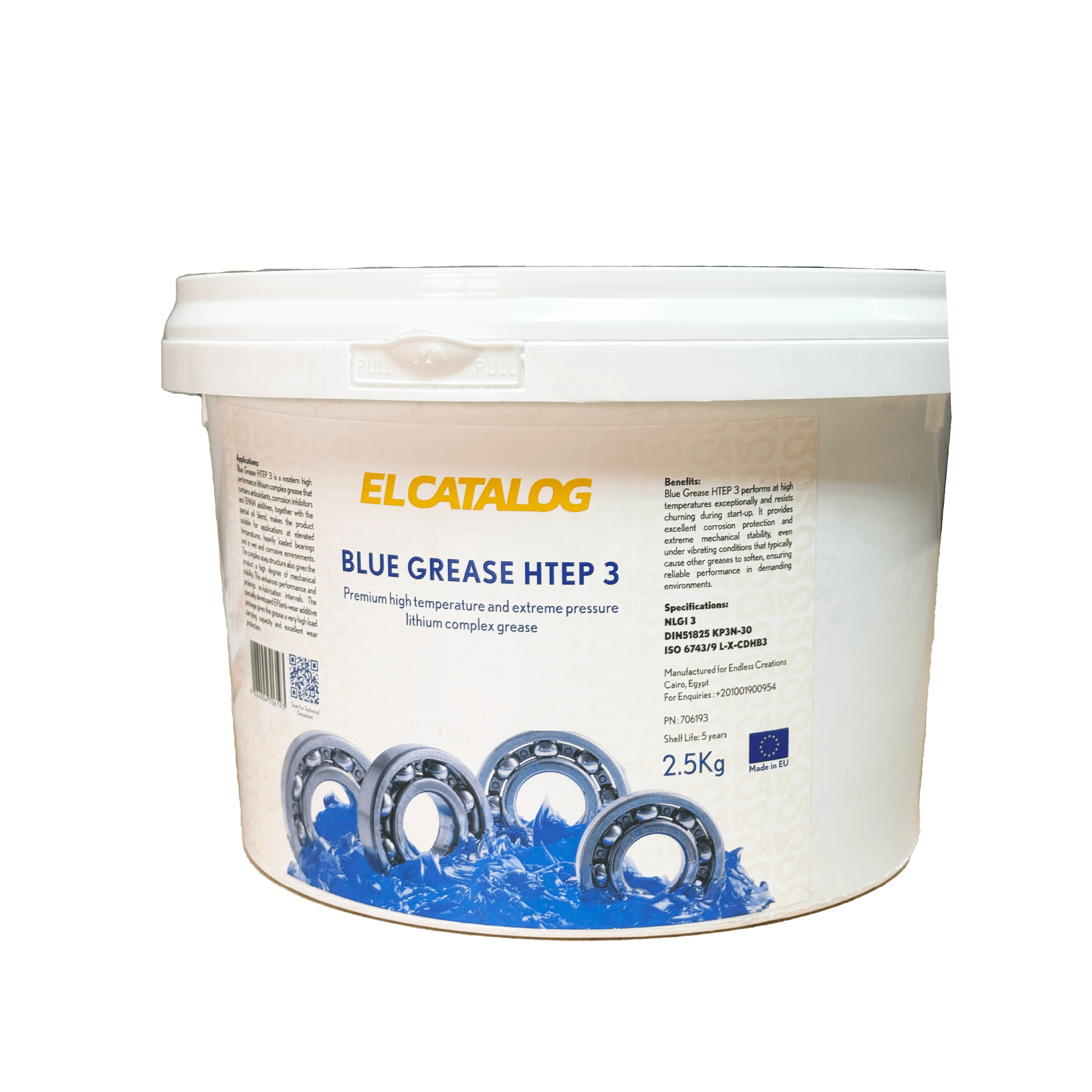 ElCatalog Blue Grease HTEP 3 - 2.5 Kg