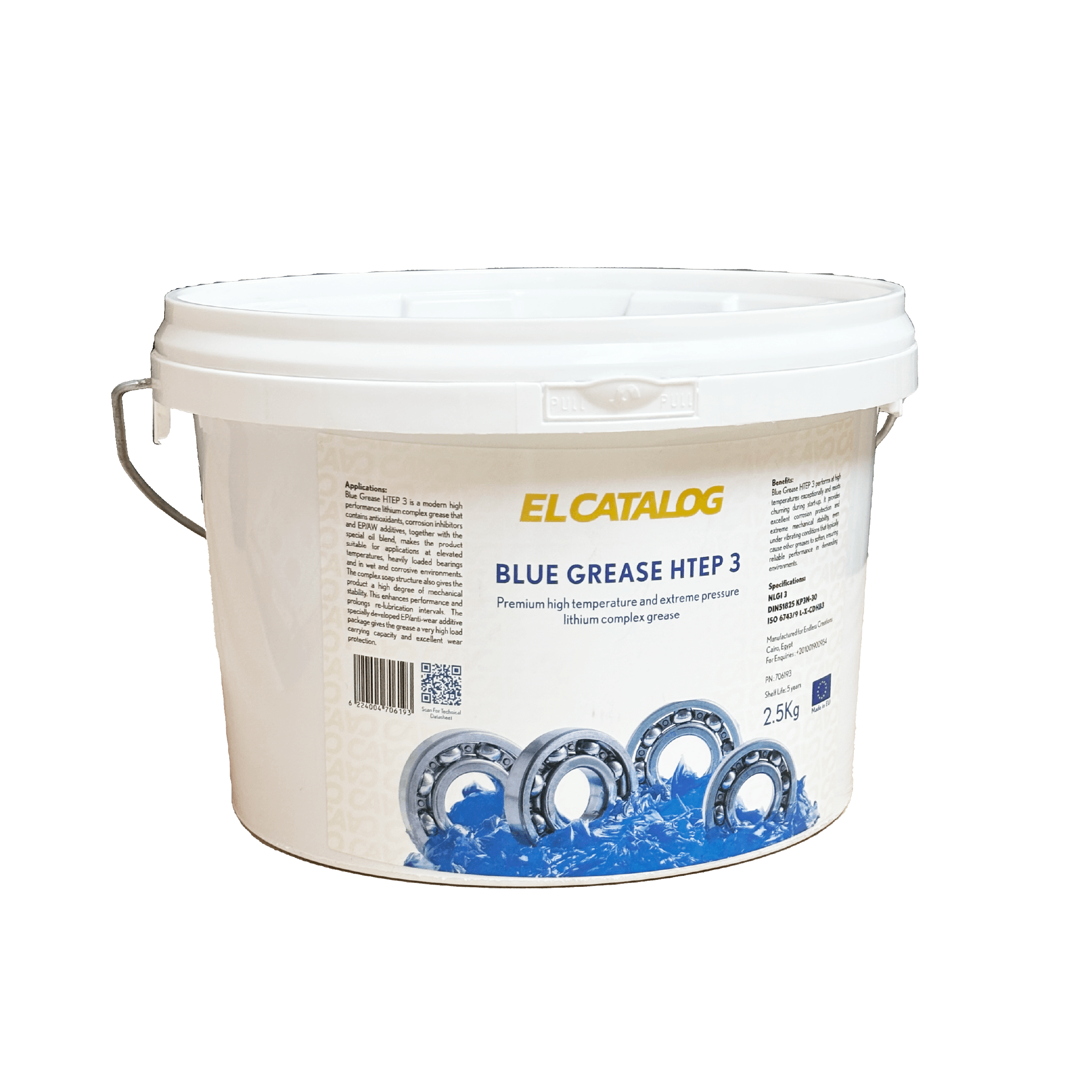 ElCatalog Blue Grease HTEP 3 - 2.5 Kg