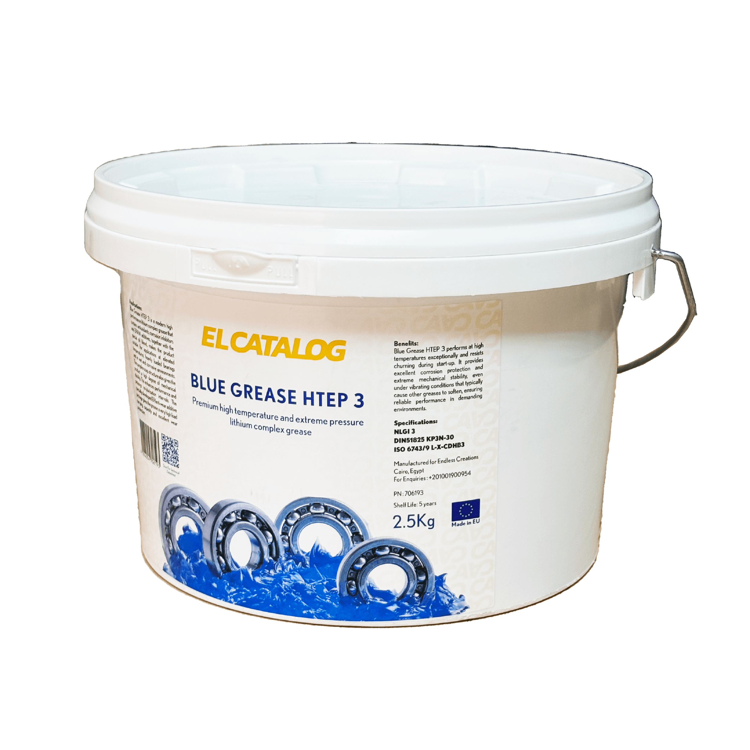 ElCatalog Blue Grease HTEP 3 - 2.5 Kg