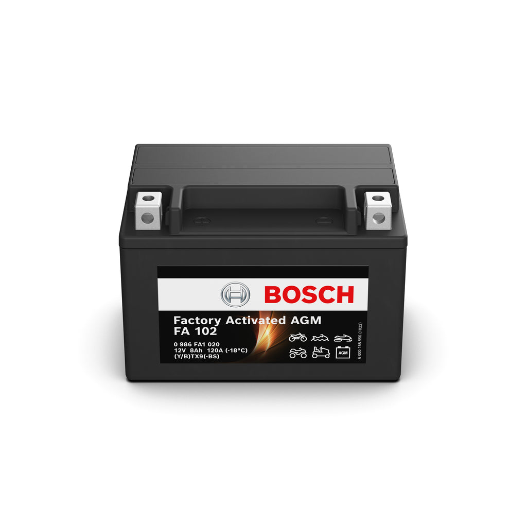 BOSCH Battery (Y/B)TX9(-BS) 0986FA1020 , 8 Ah